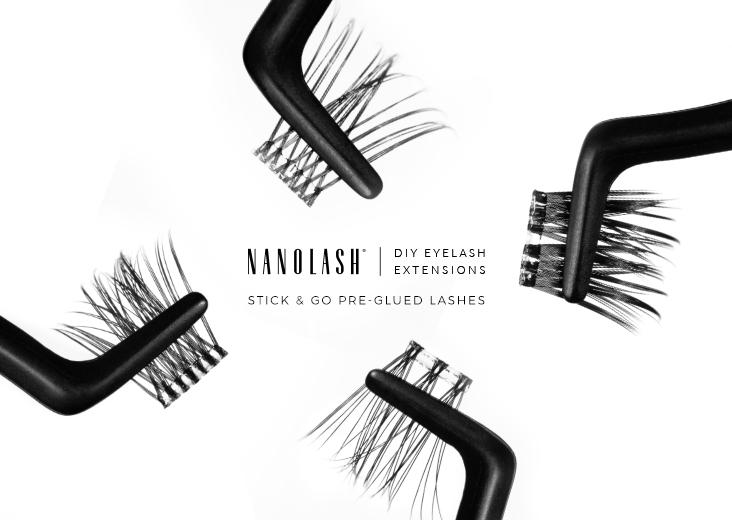 Umělé řasy - Pre-Glued nanolash